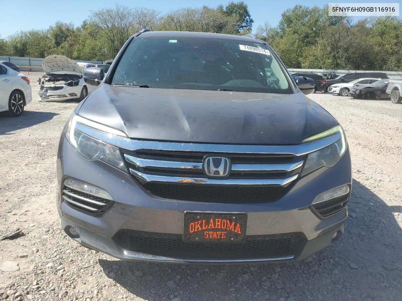 5FNYF6H09GB116916 2016 Honda Pilot Elite