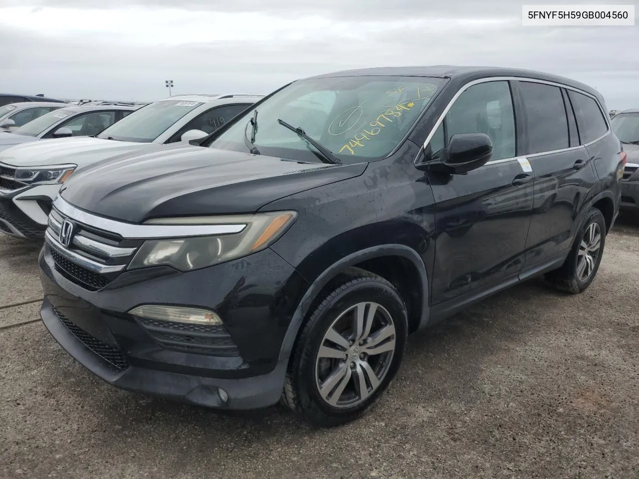 2016 Honda Pilot Exl VIN: 5FNYF5H59GB004560 Lot: 74969784