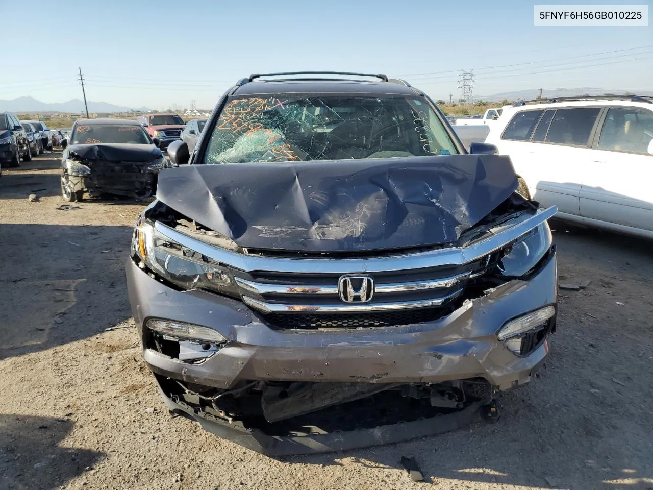 2016 Honda Pilot Exl VIN: 5FNYF6H56GB010225 Lot: 75190984