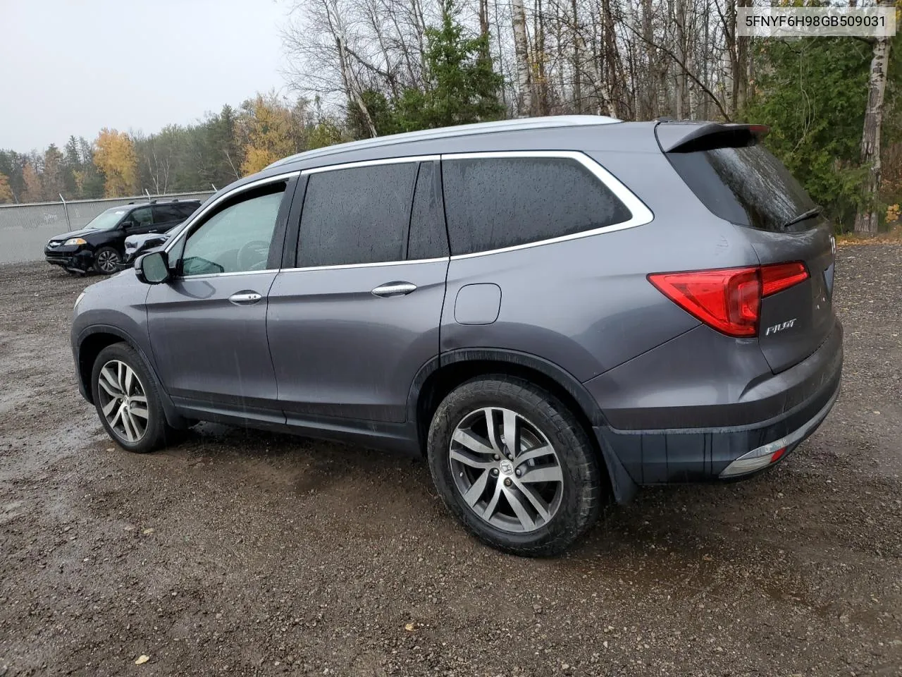 2016 Honda Pilot Touring VIN: 5FNYF6H98GB509031 Lot: 76002034