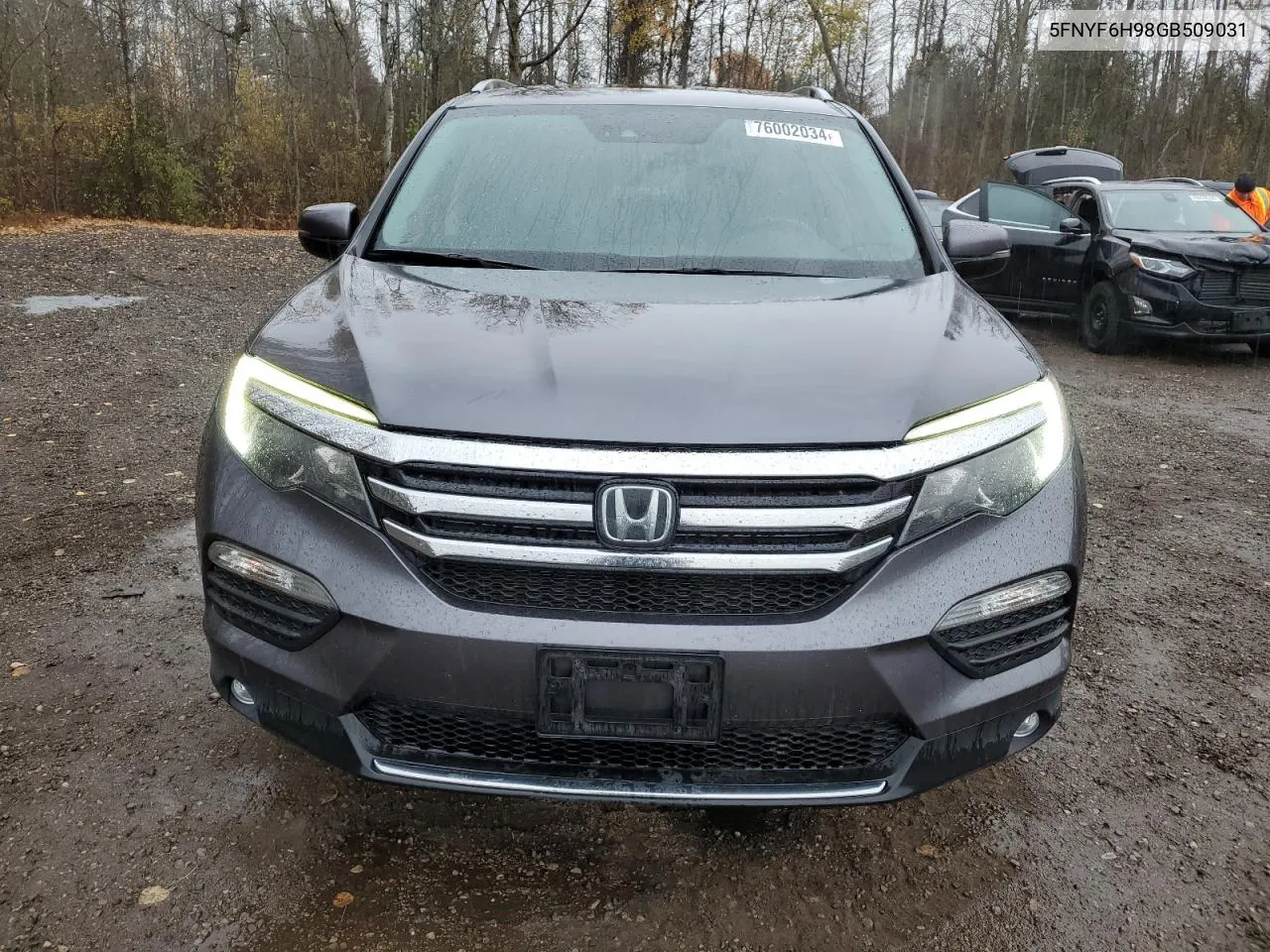 2016 Honda Pilot Touring VIN: 5FNYF6H98GB509031 Lot: 76002034