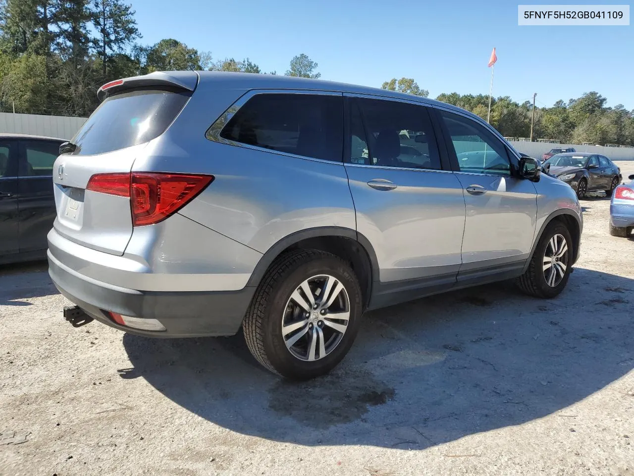 2016 Honda Pilot Exl VIN: 5FNYF5H52GB041109 Lot: 76161504