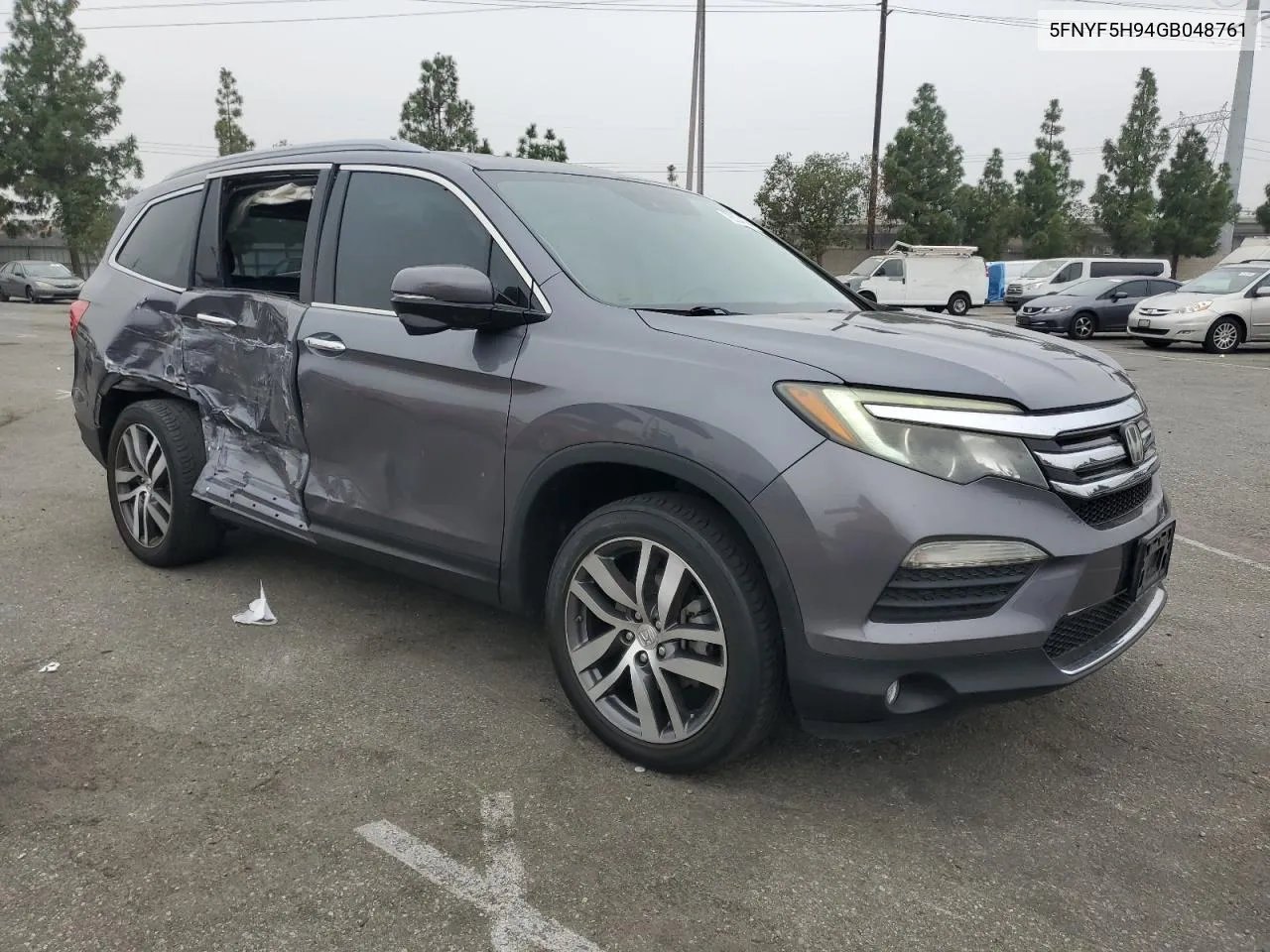 2016 Honda Pilot Touring VIN: 5FNYF5H94GB048761 Lot: 76334184