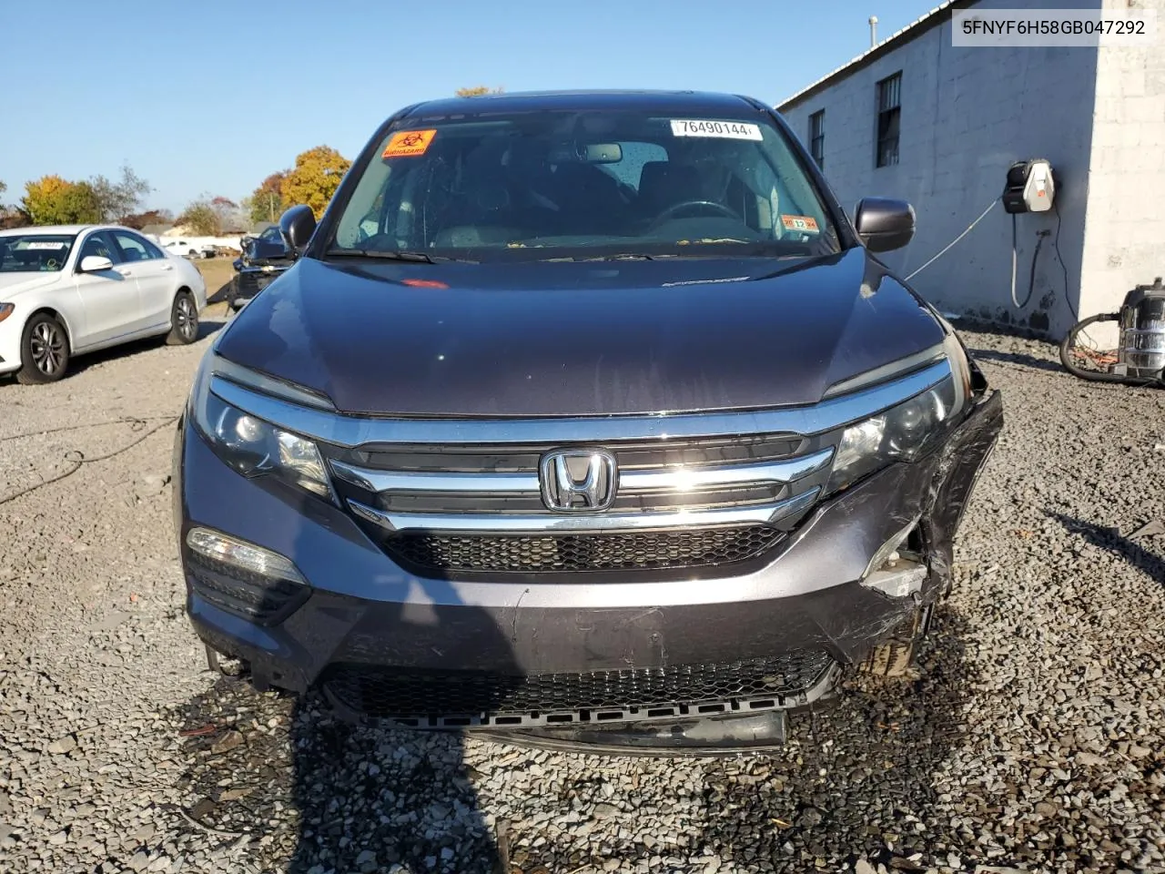 2016 Honda Pilot Exl VIN: 5FNYF6H58GB047292 Lot: 76490144