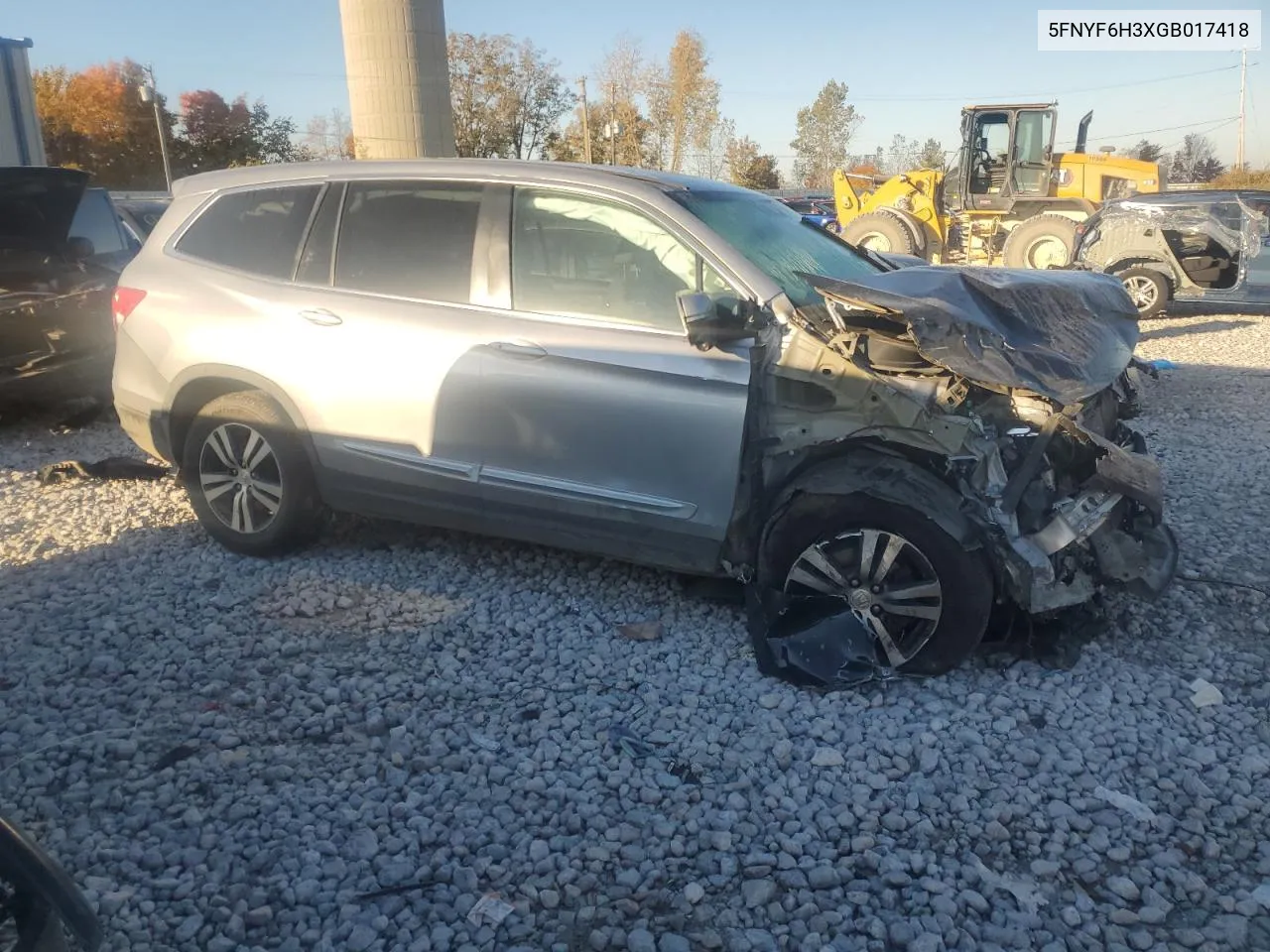 2016 Honda Pilot Ex VIN: 5FNYF6H3XGB017418 Lot: 76506904