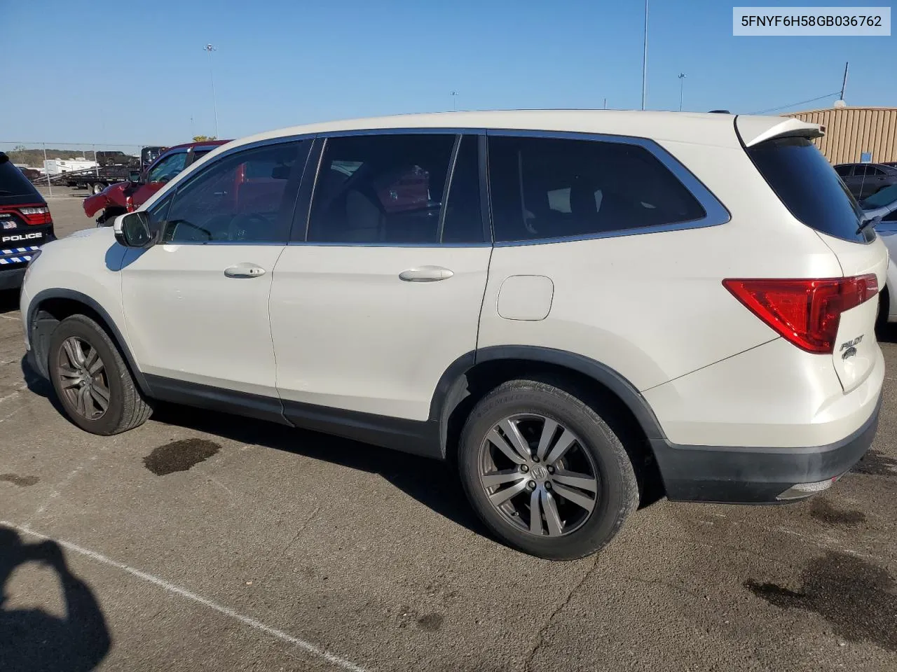 2016 Honda Pilot Exl VIN: 5FNYF6H58GB036762 Lot: 76635254