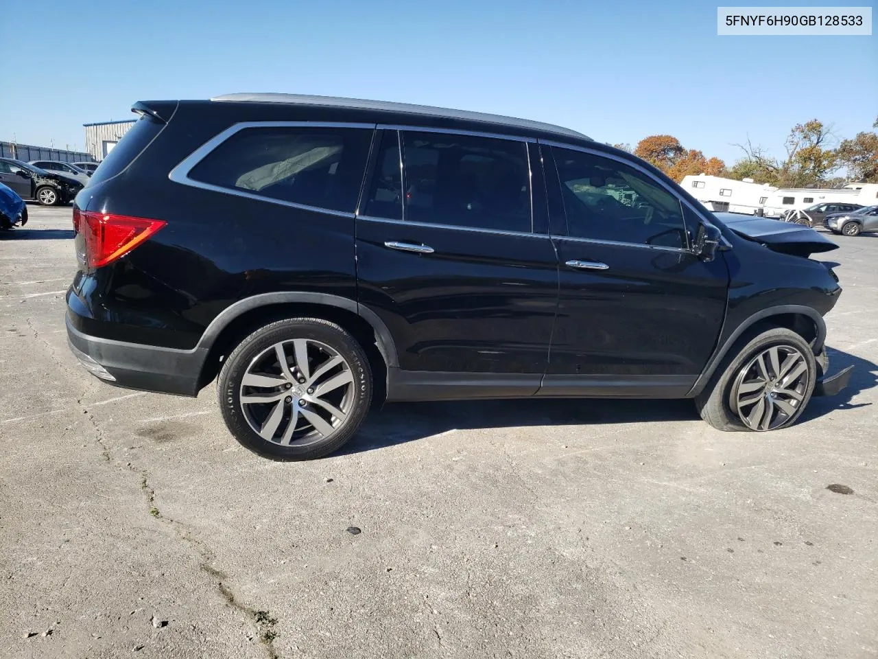 2016 Honda Pilot Touring VIN: 5FNYF6H90GB128533 Lot: 77332754