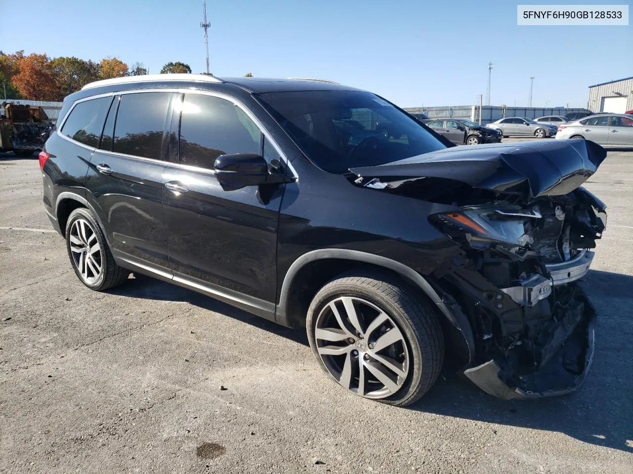 2016 Honda Pilot Touring VIN: 5FNYF6H90GB128533 Lot: 77332754