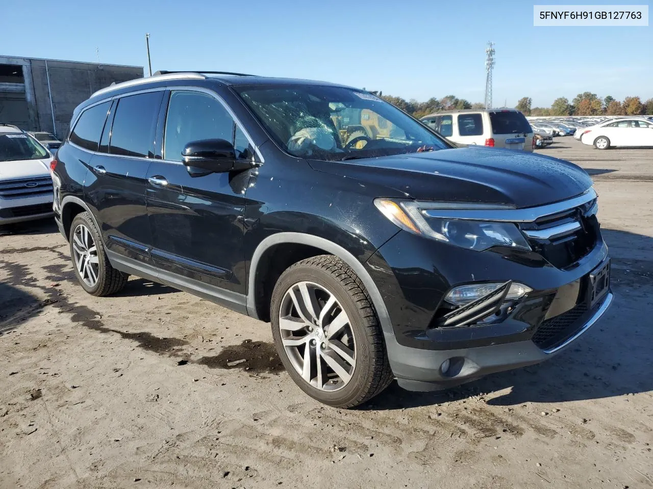 2016 Honda Pilot Touring VIN: 5FNYF6H91GB127763 Lot: 77437424