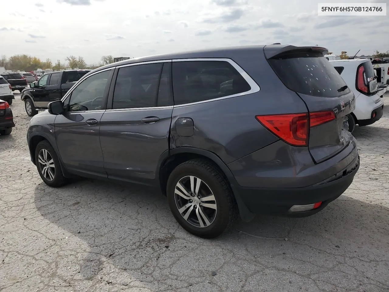 2016 Honda Pilot Exl VIN: 5FNYF6H57GB124766 Lot: 77659354