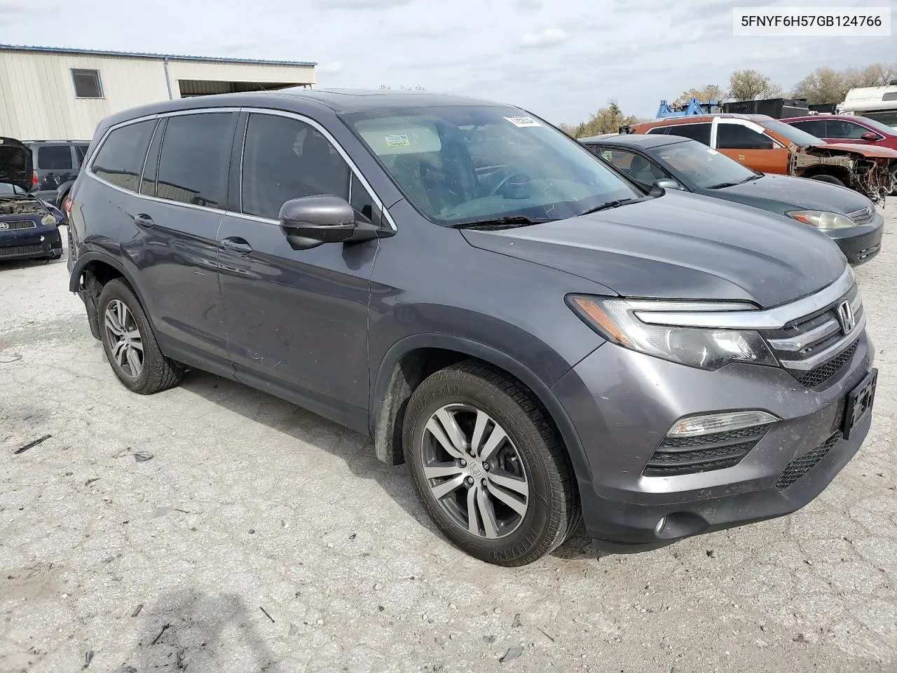 2016 Honda Pilot Exl VIN: 5FNYF6H57GB124766 Lot: 77659354