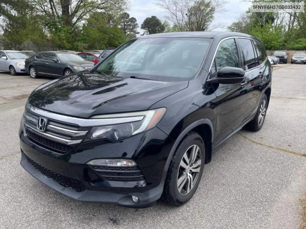 2016 Honda Pilot Ex VIN: 5FNYF6H37GB033432 Lot: 77914334