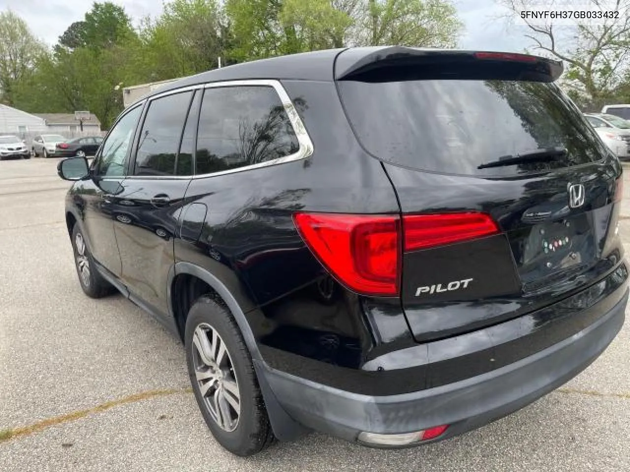 2016 Honda Pilot Ex VIN: 5FNYF6H37GB033432 Lot: 77914334