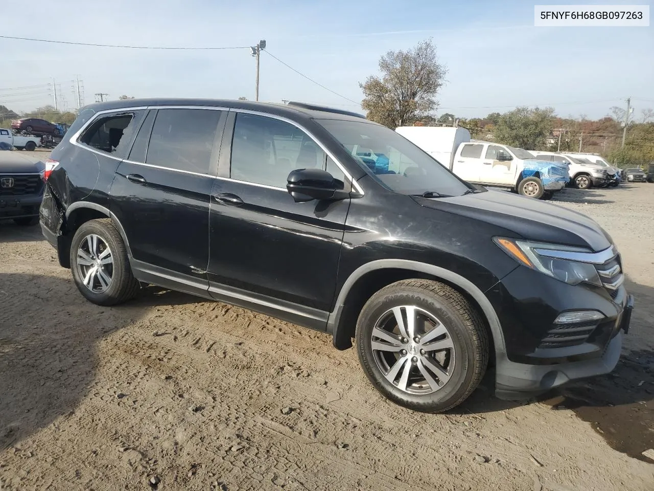 2016 Honda Pilot Exl VIN: 5FNYF6H68GB097263 Lot: 77944774