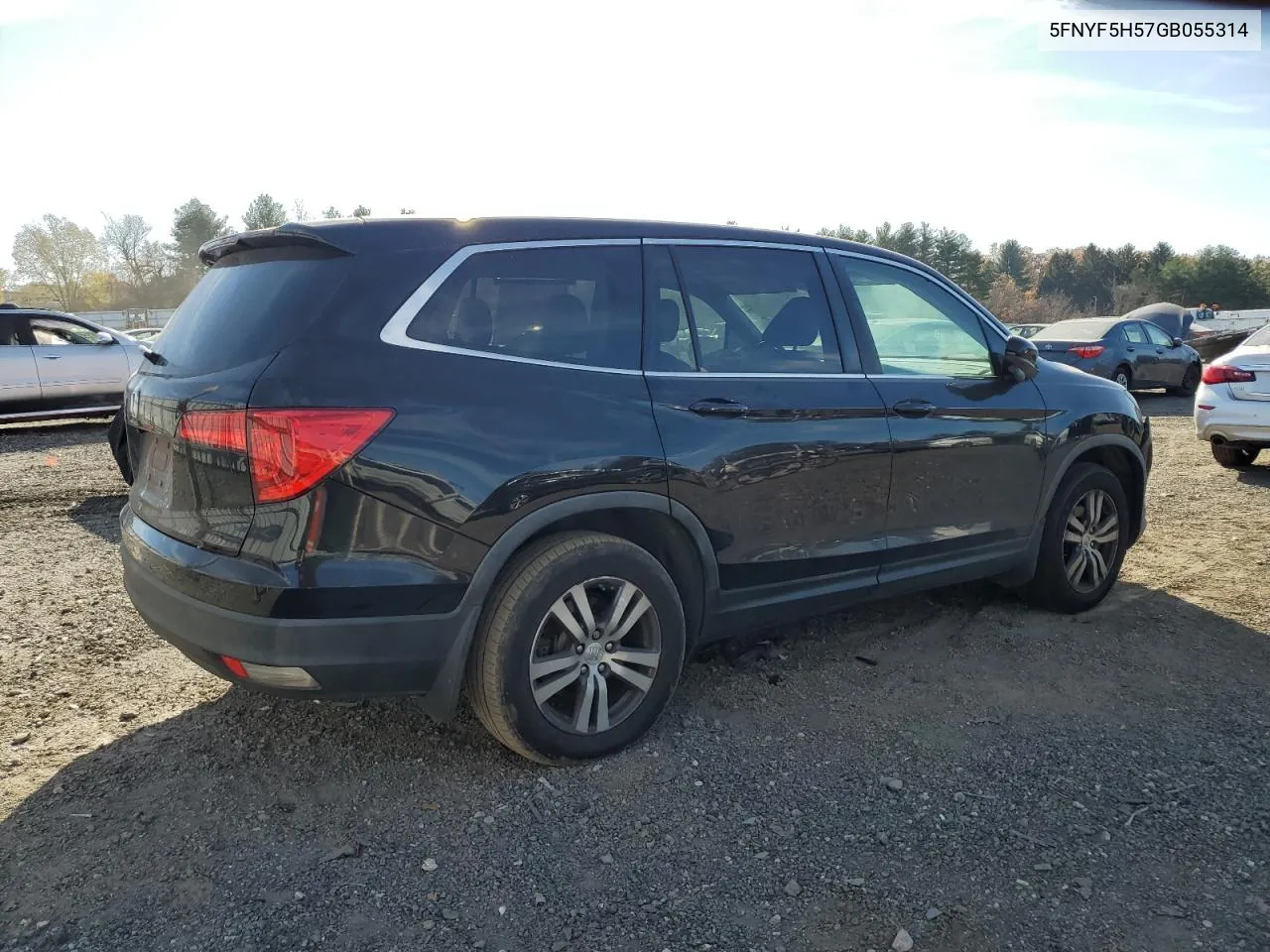 2016 Honda Pilot Exl VIN: 5FNYF5H57GB055314 Lot: 78438134