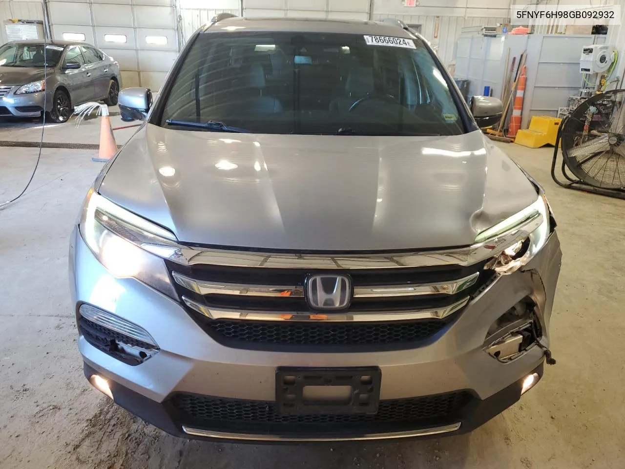 2016 Honda Pilot Touring VIN: 5FNYF6H98GB092932 Lot: 78666024