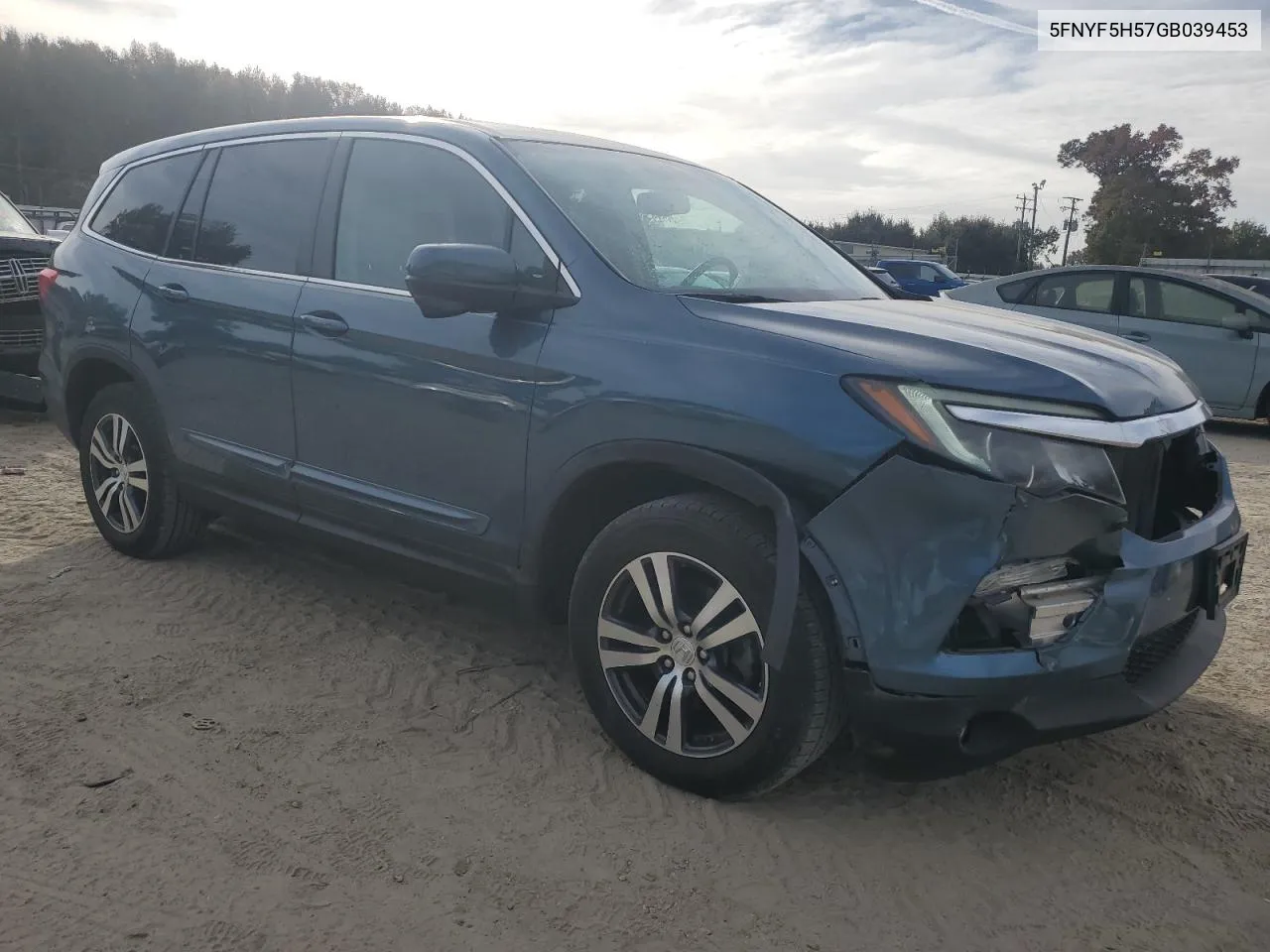 2016 Honda Pilot Exl VIN: 5FNYF5H57GB039453 Lot: 79160354