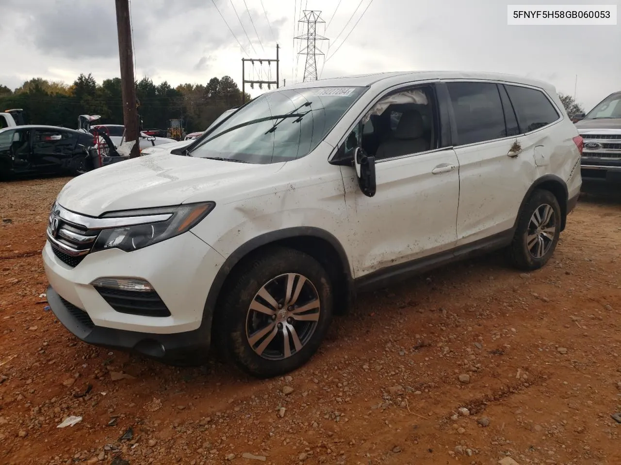 2016 Honda Pilot Exl VIN: 5FNYF5H58GB060053 Lot: 79227284