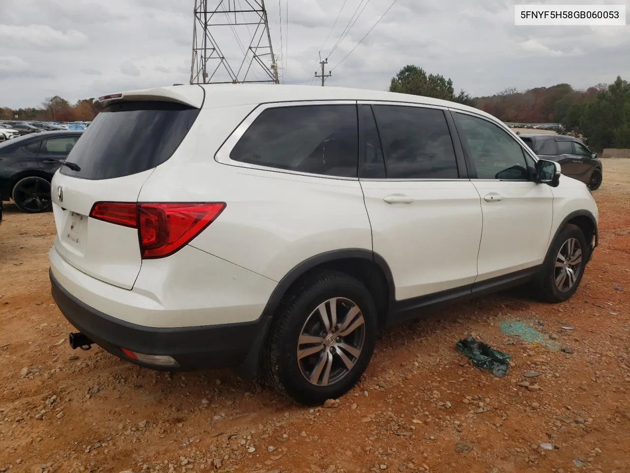 2016 Honda Pilot Exl VIN: 5FNYF5H58GB060053 Lot: 79227284