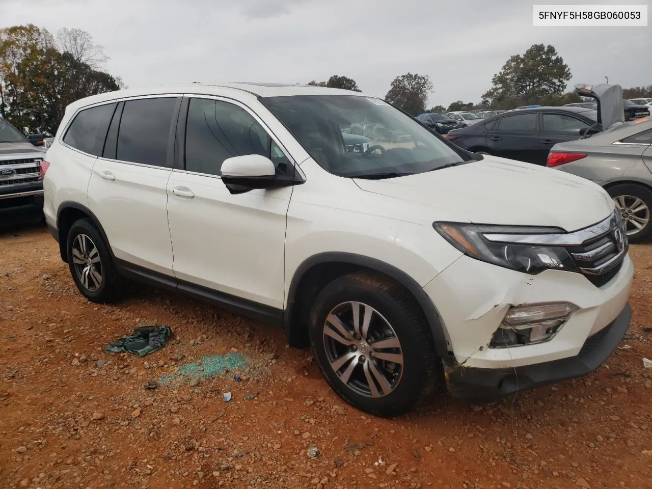 2016 Honda Pilot Exl VIN: 5FNYF5H58GB060053 Lot: 79227284