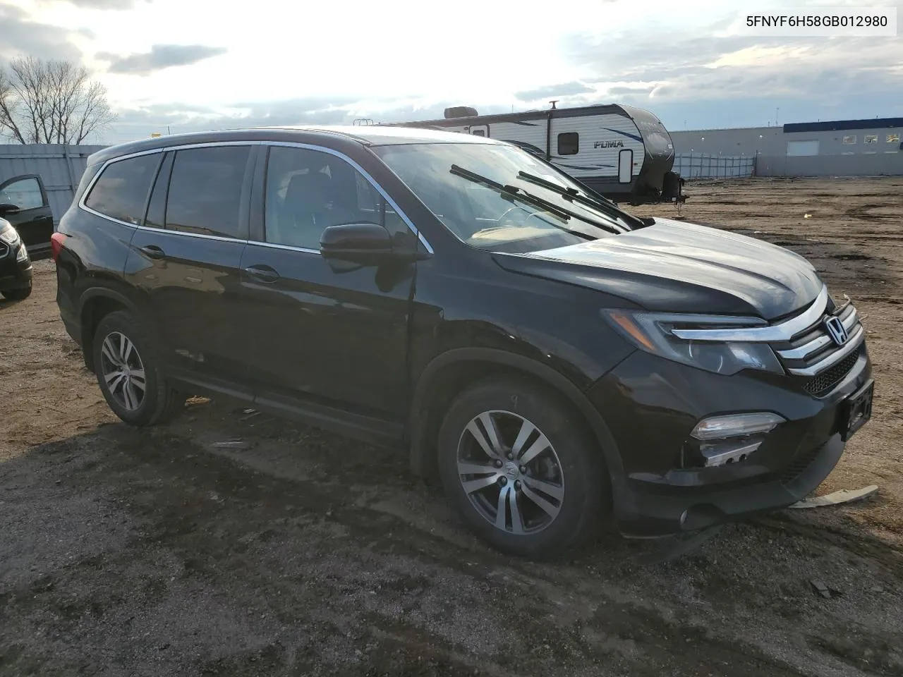 2016 Honda Pilot Exl VIN: 5FNYF6H58GB012980 Lot: 79464514