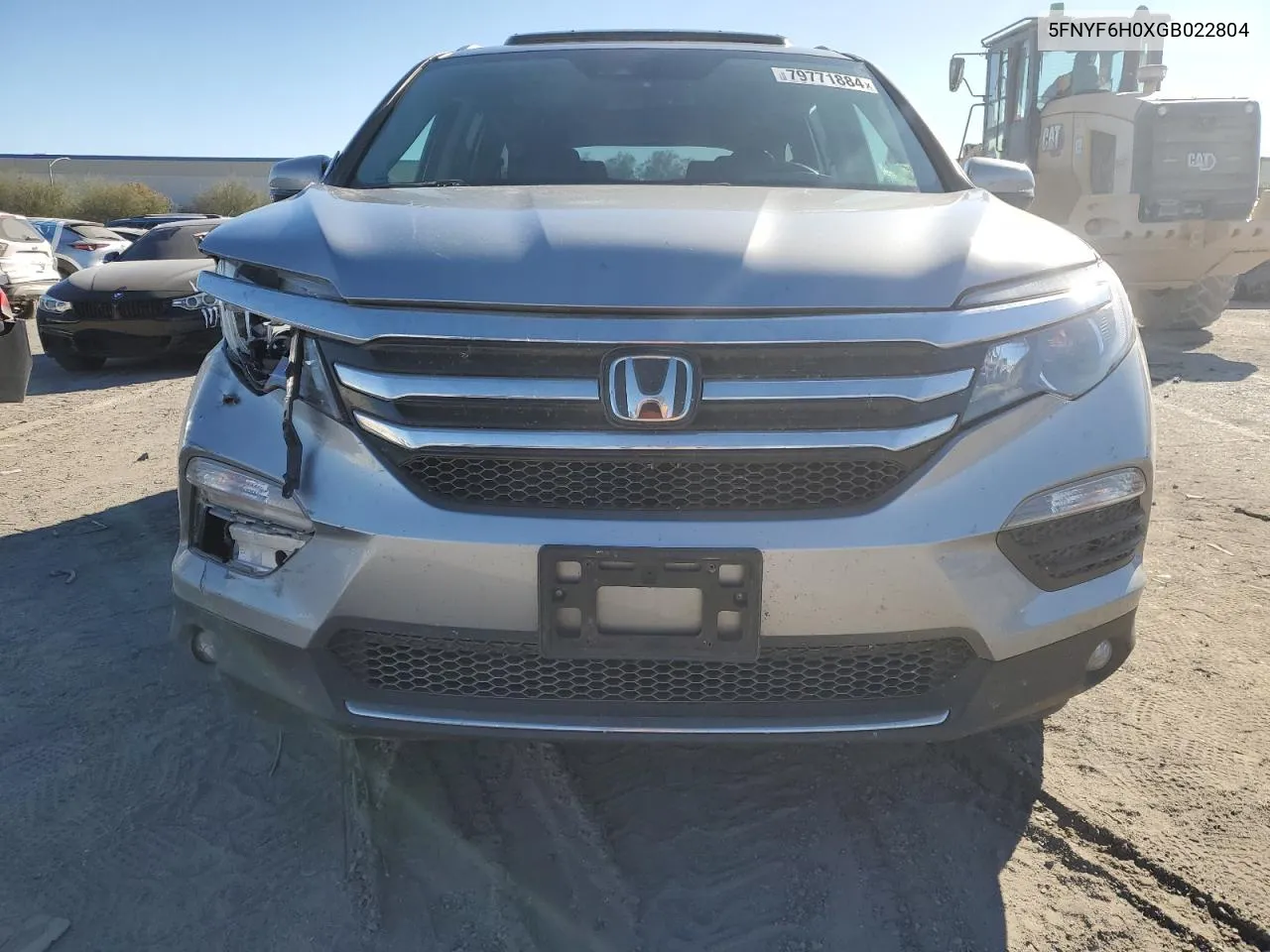 2016 Honda Pilot Elite VIN: 5FNYF6H0XGB022804 Lot: 79771884