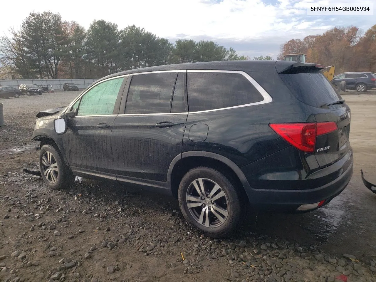 2016 Honda Pilot Exl VIN: 5FNYF6H54GB006934 Lot: 79836774