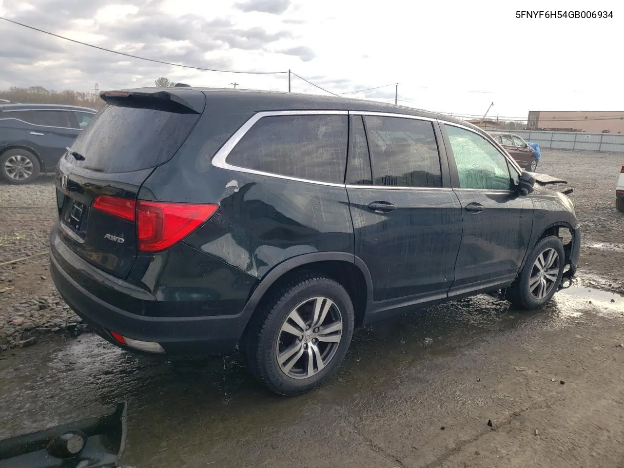 2016 Honda Pilot Exl VIN: 5FNYF6H54GB006934 Lot: 79836774