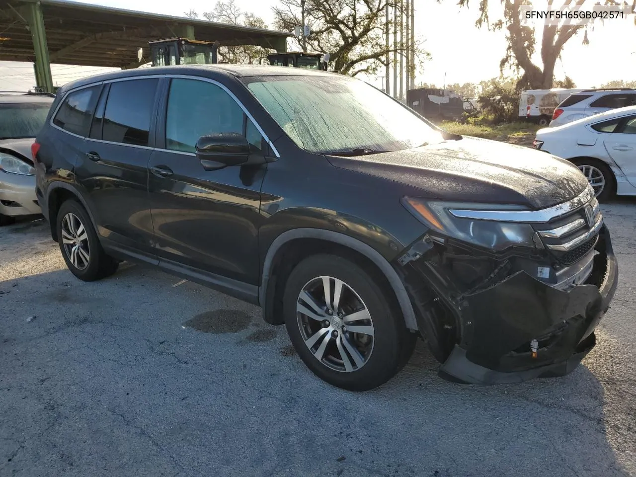 2016 Honda Pilot Exl VIN: 5FNYF5H65GB042571 Lot: 80233734