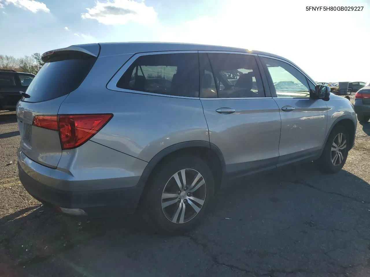 2016 Honda Pilot Exl VIN: 5FNYF5H80GB029227 Lot: 80404604