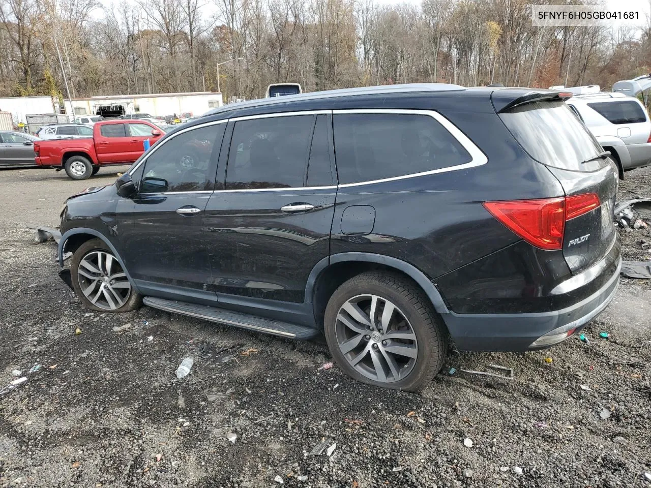 2016 Honda Pilot Elite VIN: 5FNYF6H05GB041681 Lot: 80421094