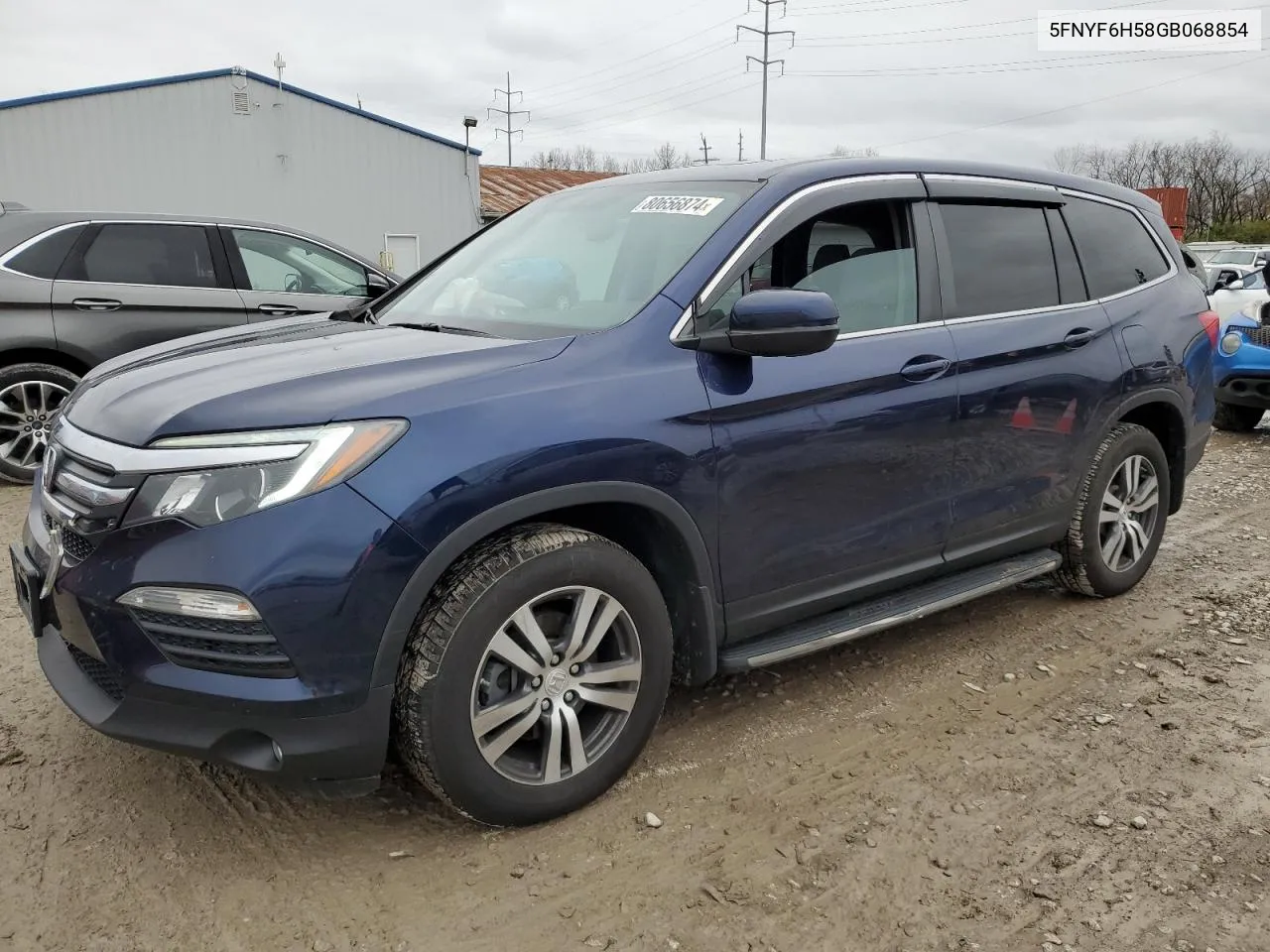 2016 Honda Pilot Exl VIN: 5FNYF6H58GB068854 Lot: 80656874