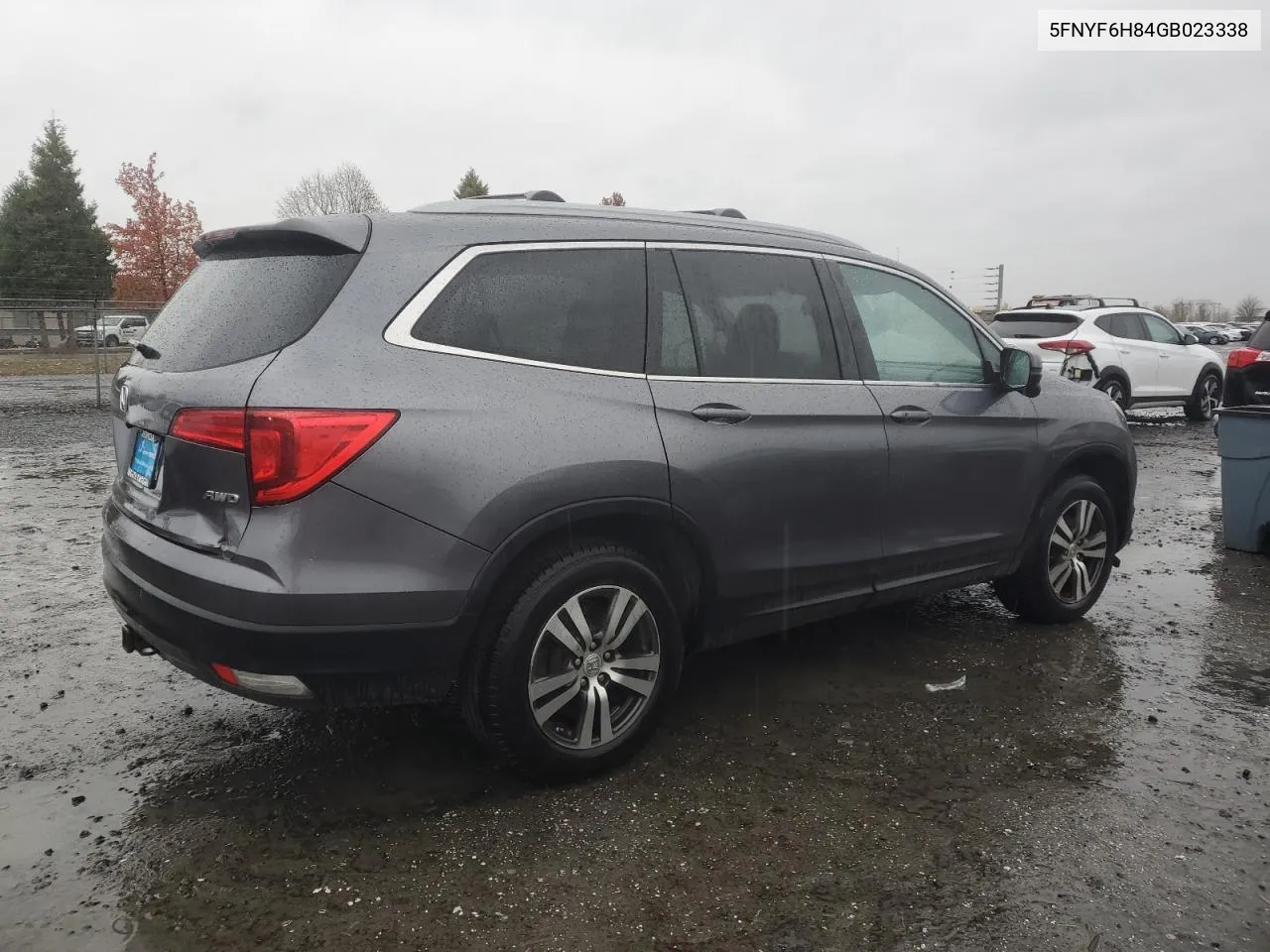 2016 Honda Pilot Exl VIN: 5FNYF6H84GB023338 Lot: 80727994