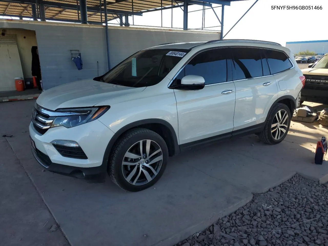 2016 Honda Pilot Touring VIN: 5FNYF5H96GB051466 Lot: 80840144