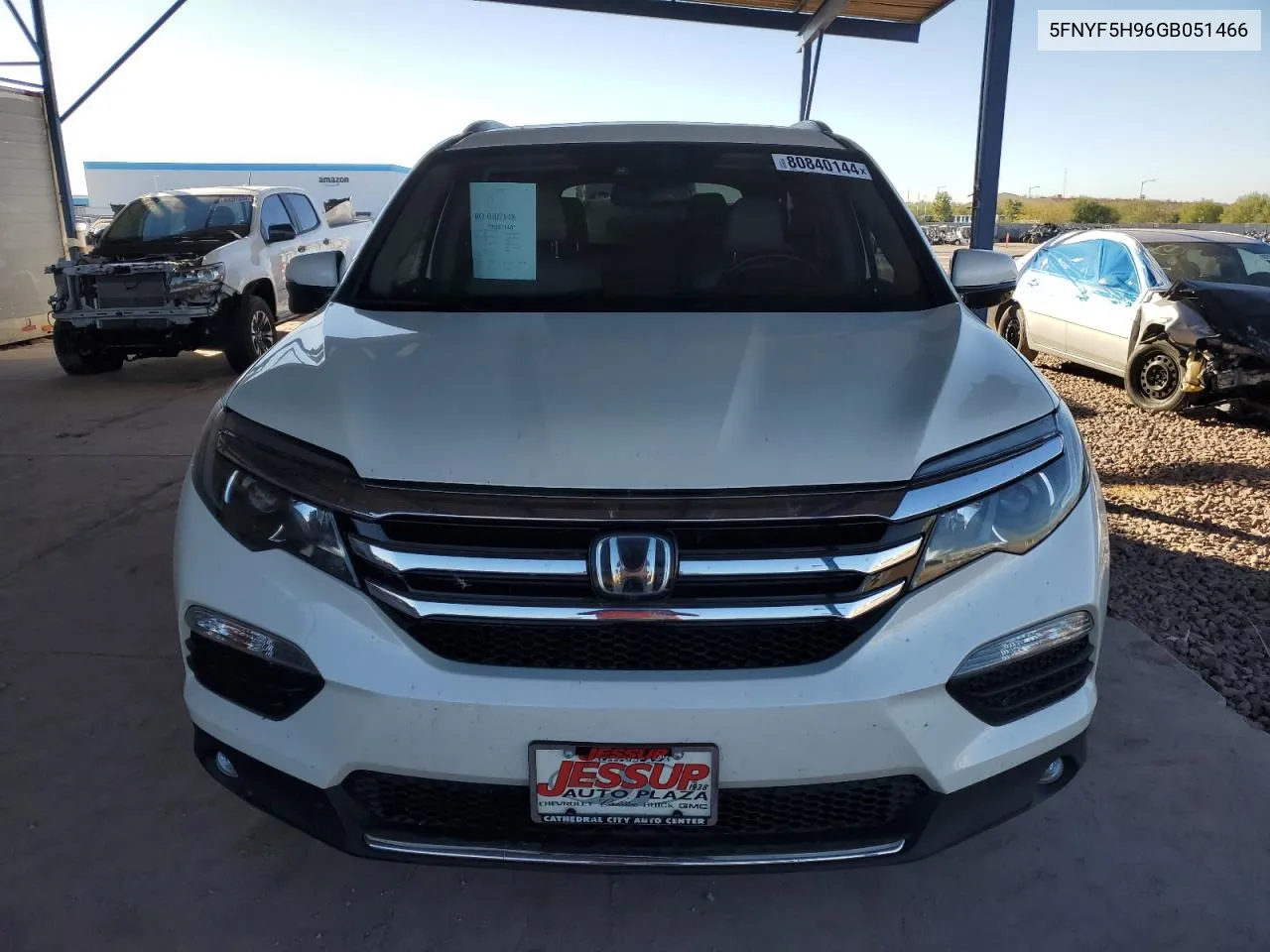 2016 Honda Pilot Touring VIN: 5FNYF5H96GB051466 Lot: 80840144