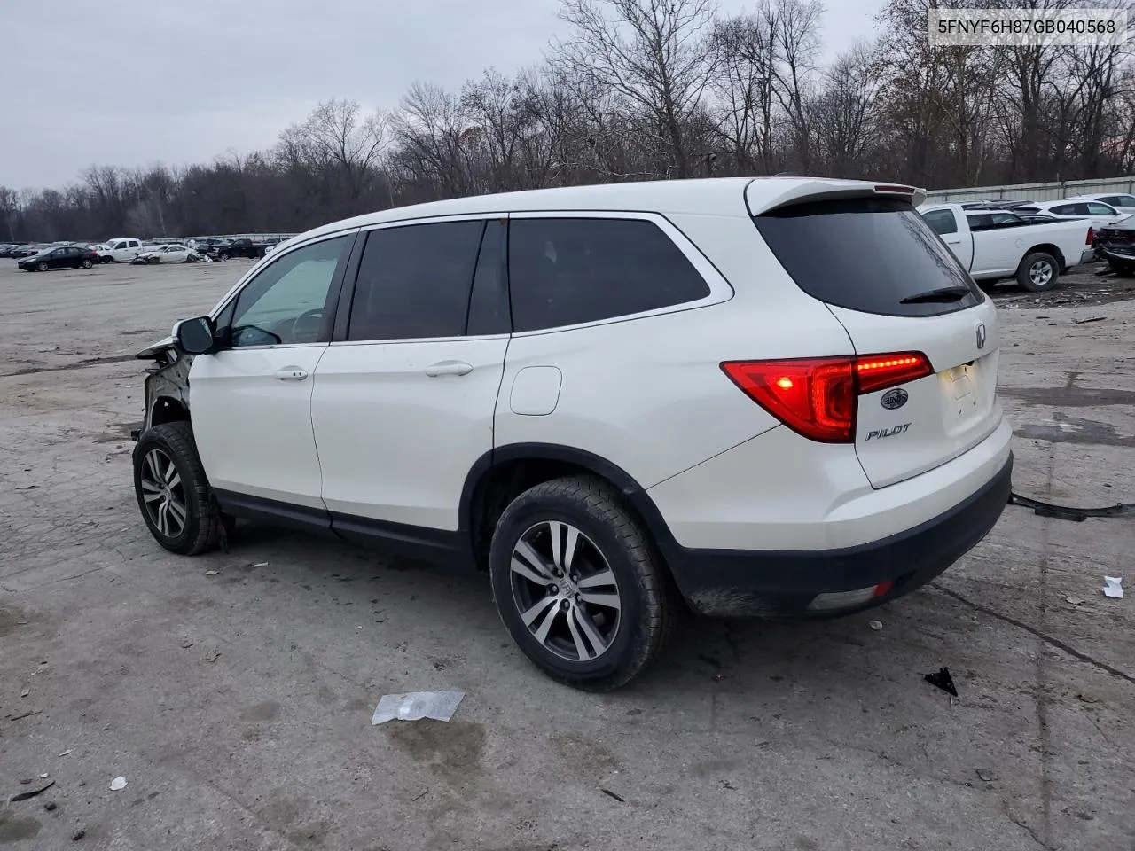 2016 Honda Pilot Exl VIN: 5FNYF6H87GB040568 Lot: 80898524