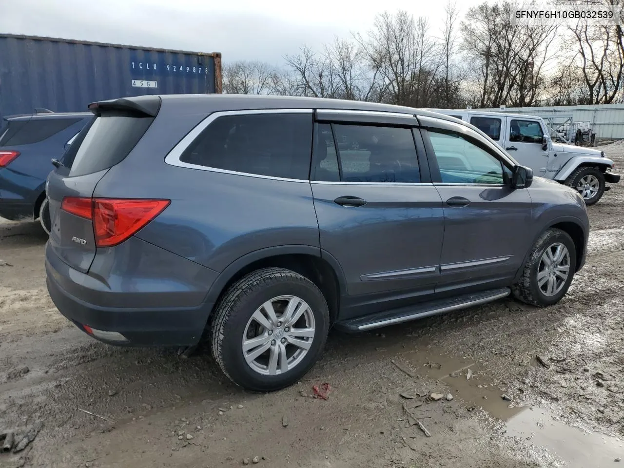 2016 Honda Pilot Lx VIN: 5FNYF6H10GB032539 Lot: 81426054