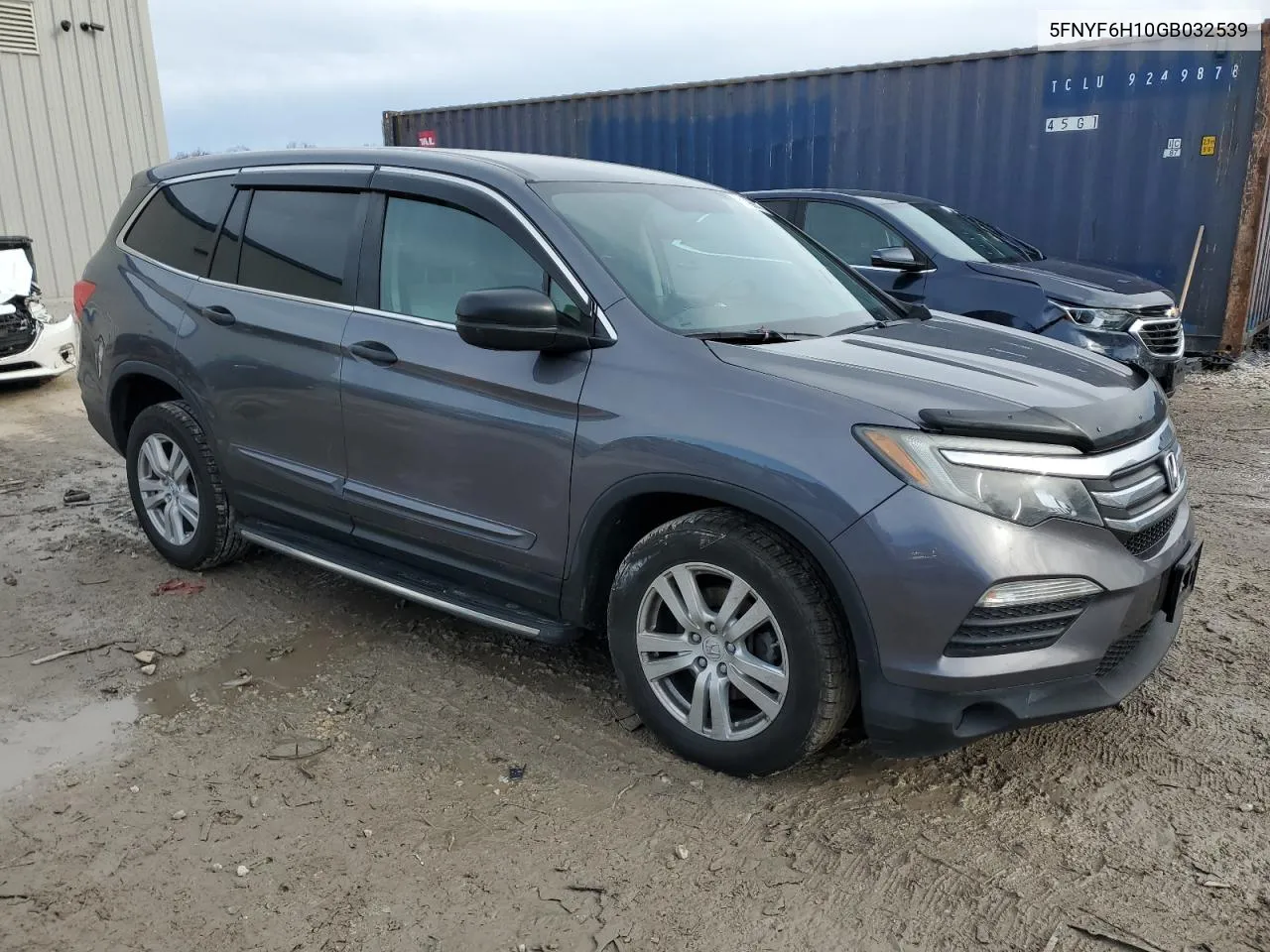 2016 Honda Pilot Lx VIN: 5FNYF6H10GB032539 Lot: 81426054