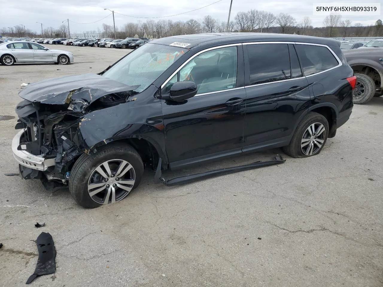 5FNYF6H5XHB093319 2017 Honda Pilot Exl