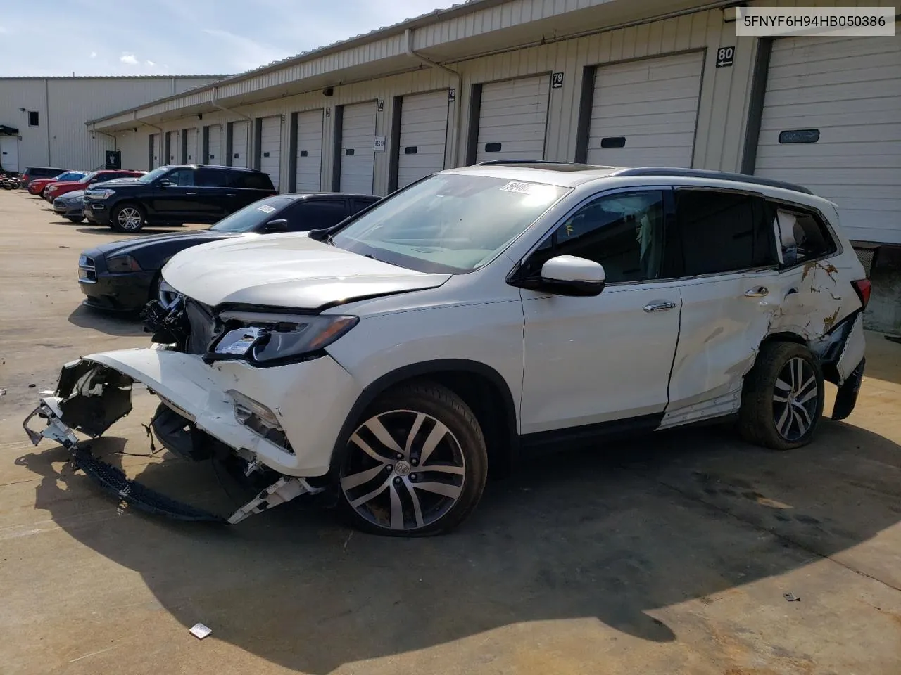 2017 Honda Pilot Touring VIN: 5FNYF6H94HB050386 Lot: 50466594