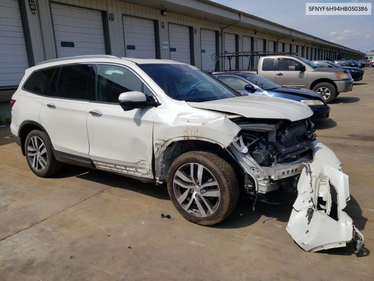 2017 Honda Pilot Touring VIN: 5FNYF6H94HB050386 Lot: 50466594