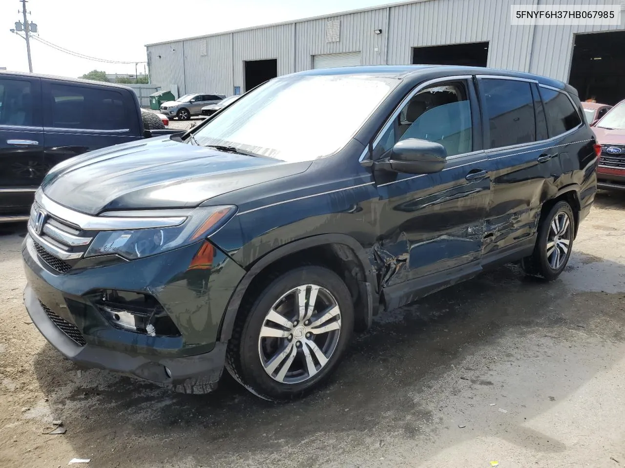 2017 Honda Pilot Ex VIN: 5FNYF6H37HB067985 Lot: 56252724