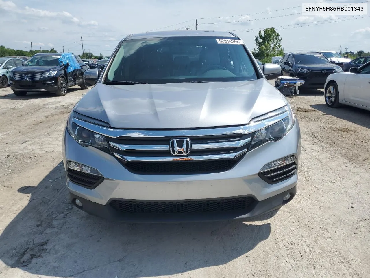 5FNYF6H86HB001343 2017 Honda Pilot Exl