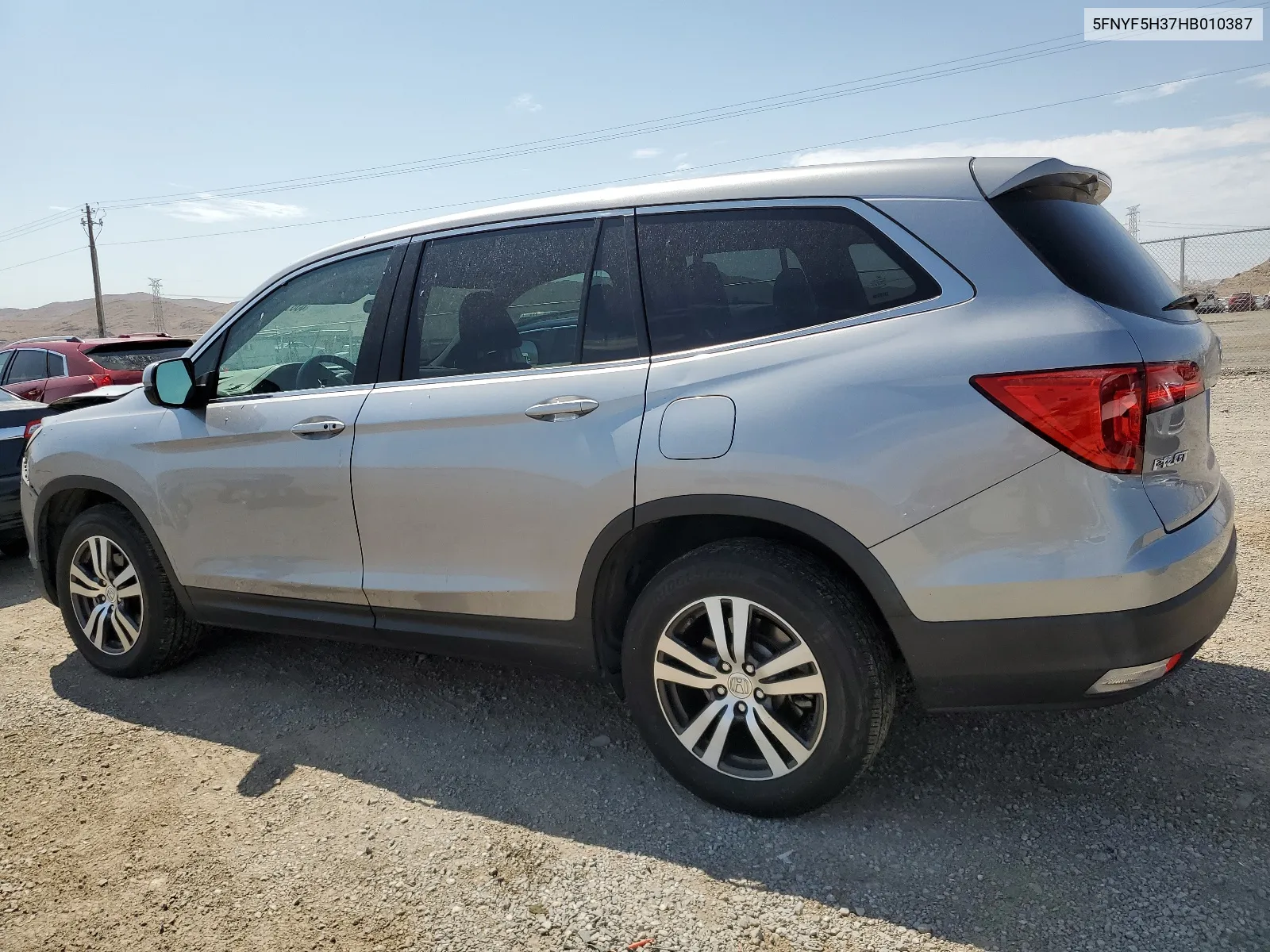 2017 Honda Pilot Ex VIN: 5FNYF5H37HB010387 Lot: 63819304