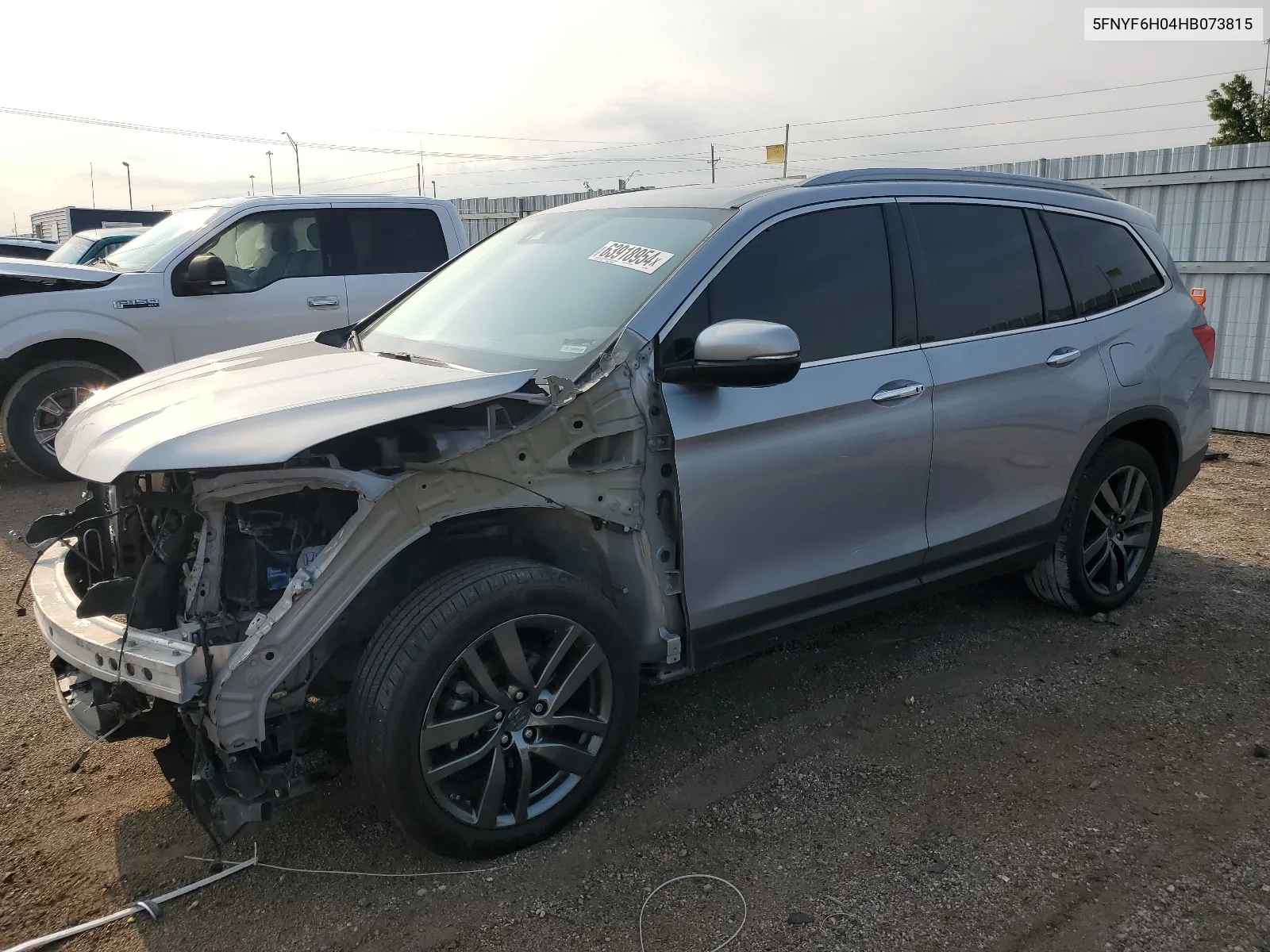 2017 Honda Pilot Elite VIN: 5FNYF6H04HB073815 Lot: 63918954