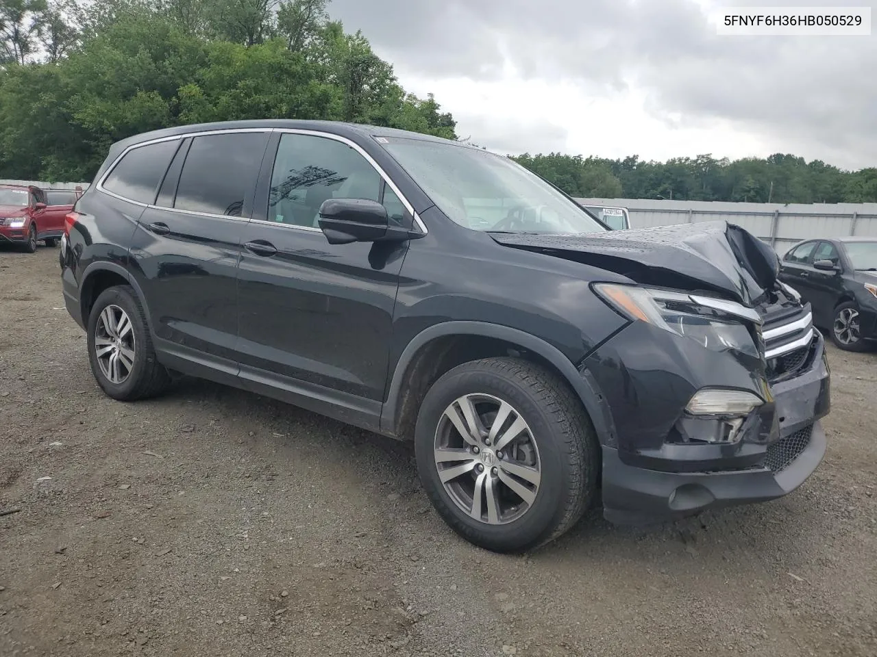 2017 Honda Pilot Ex VIN: 5FNYF6H36HB050529 Lot: 64052774