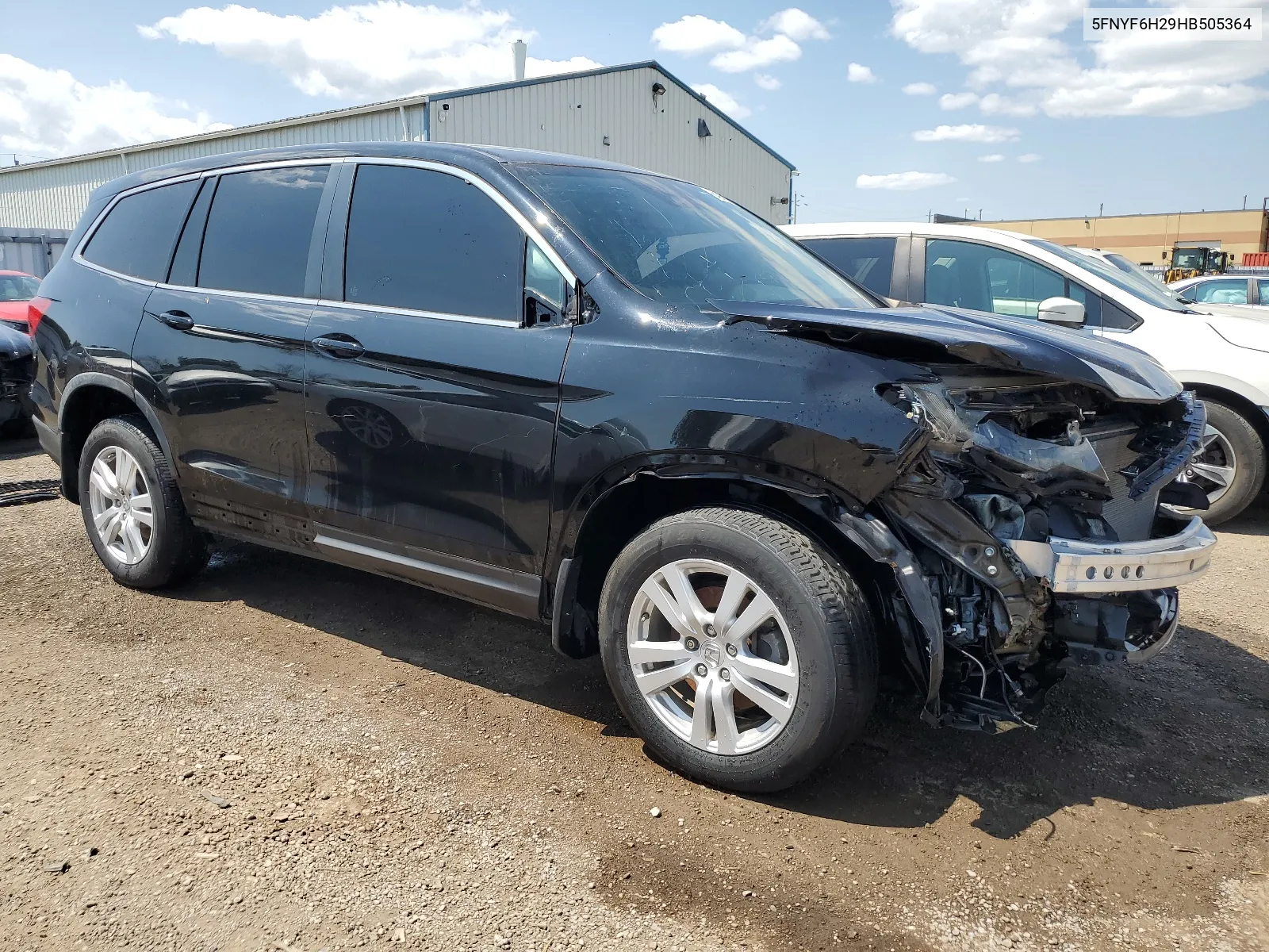 2017 Honda Pilot Lx VIN: 5FNYF6H29HB505364 Lot: 64940974