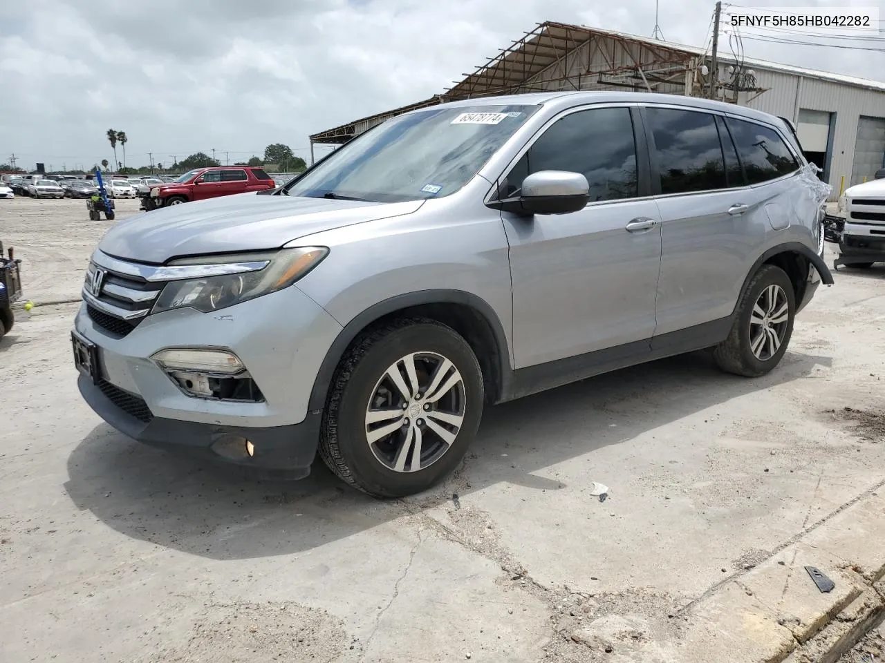 2017 Honda Pilot Exl VIN: 5FNYF5H85HB042282 Lot: 65478774