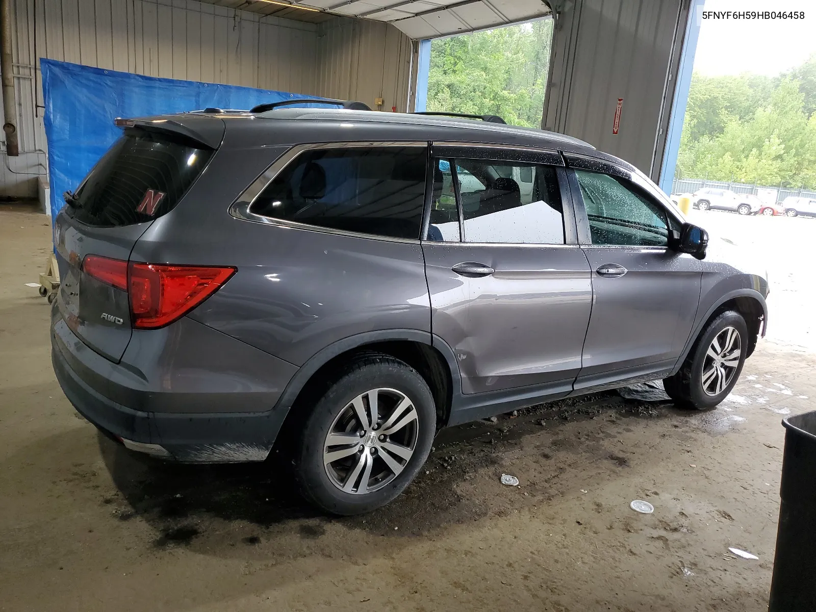 2017 Honda Pilot Exl VIN: 5FNYF6H59HB046458 Lot: 66762964