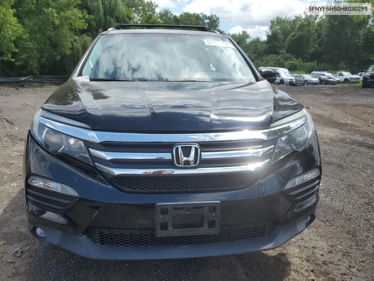 2017 Honda Pilot Exl VIN: 5FNYF6H50HB030259 Lot: 67032554